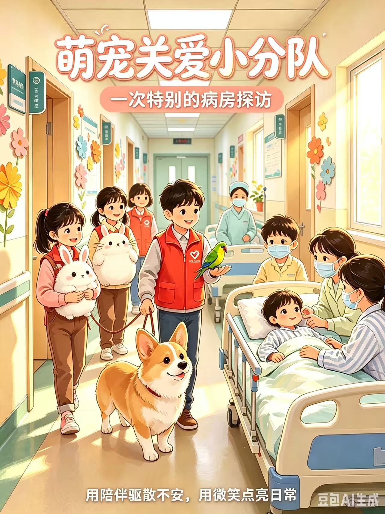 萌宠关爱小分队病房探访