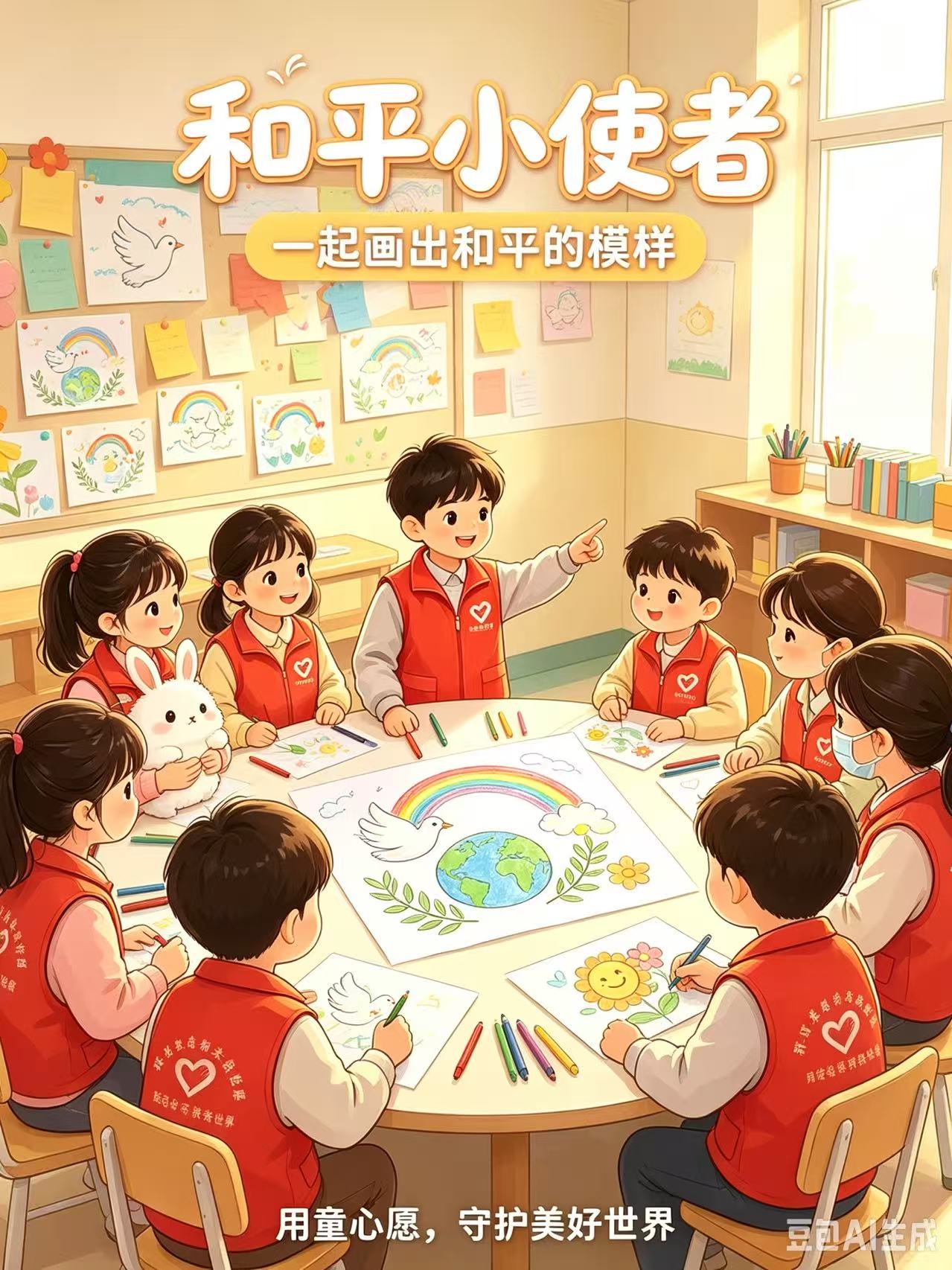 和平小使者公益美育服务